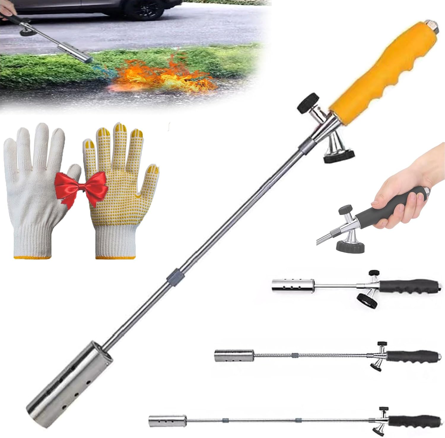 Sherem Weed Terminator, Sherem Weed Trimmer, Blow Torch for