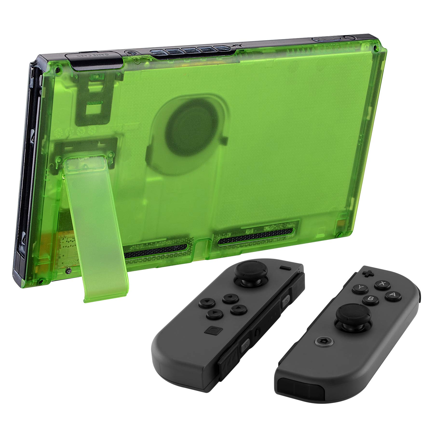 Amazon.com: eXtremeRate Transparent Clear Green Console Back Plate