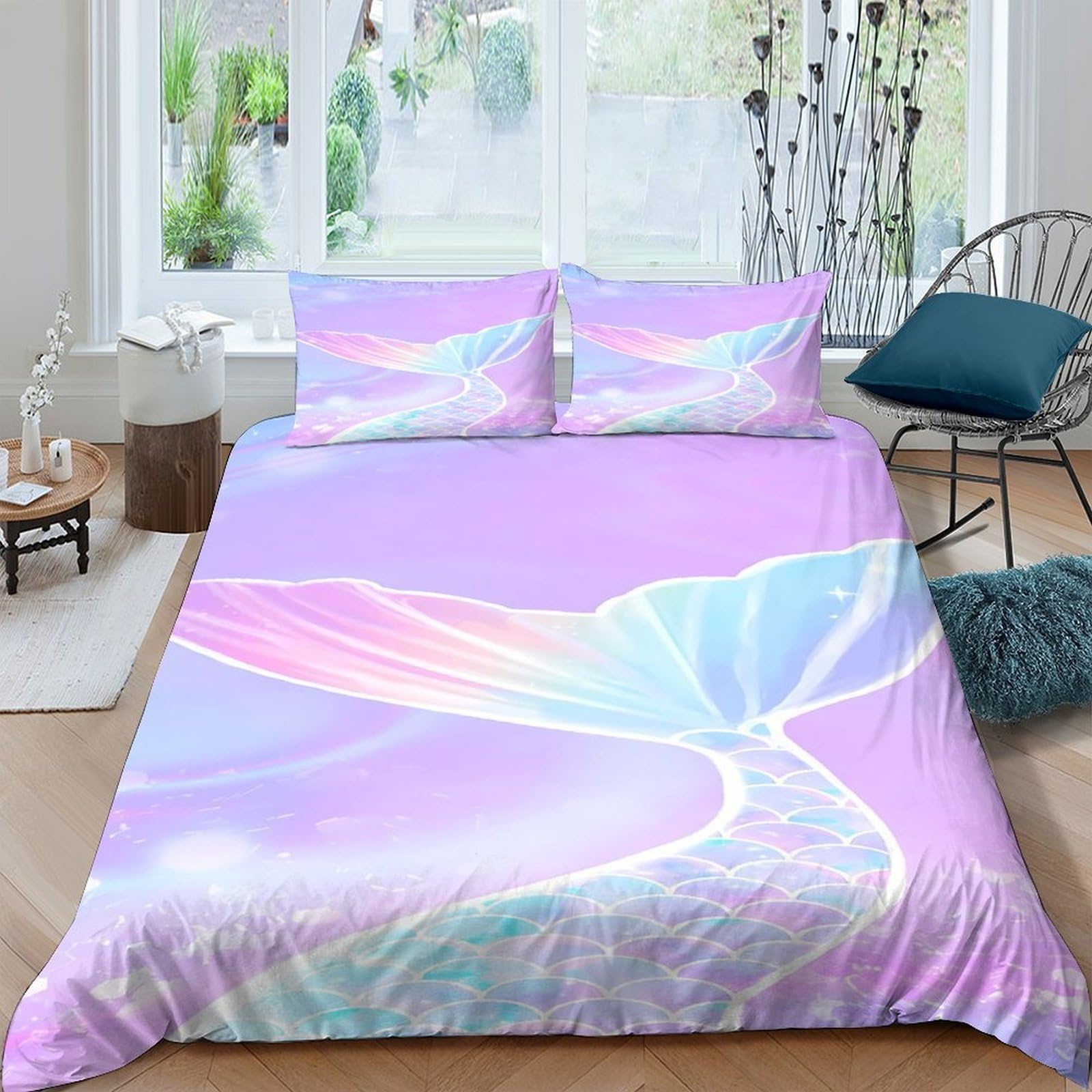 Ctjqhvkz Style-6 3D Printed Pastel Dream Fitted Sheet Microfiber Soft Breathable Iridescent Wave Bed Cover For Bedroom Dorm Room Decor Single（135X200cm）