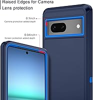 Vista 3 de I-HONVA Funda para Google Pixel 7 a Prueba de Golpes/Polvo/Caídas de 3 Capas con Protección Completa del Cuerpo [Sin Protector de Pantalla] Funda