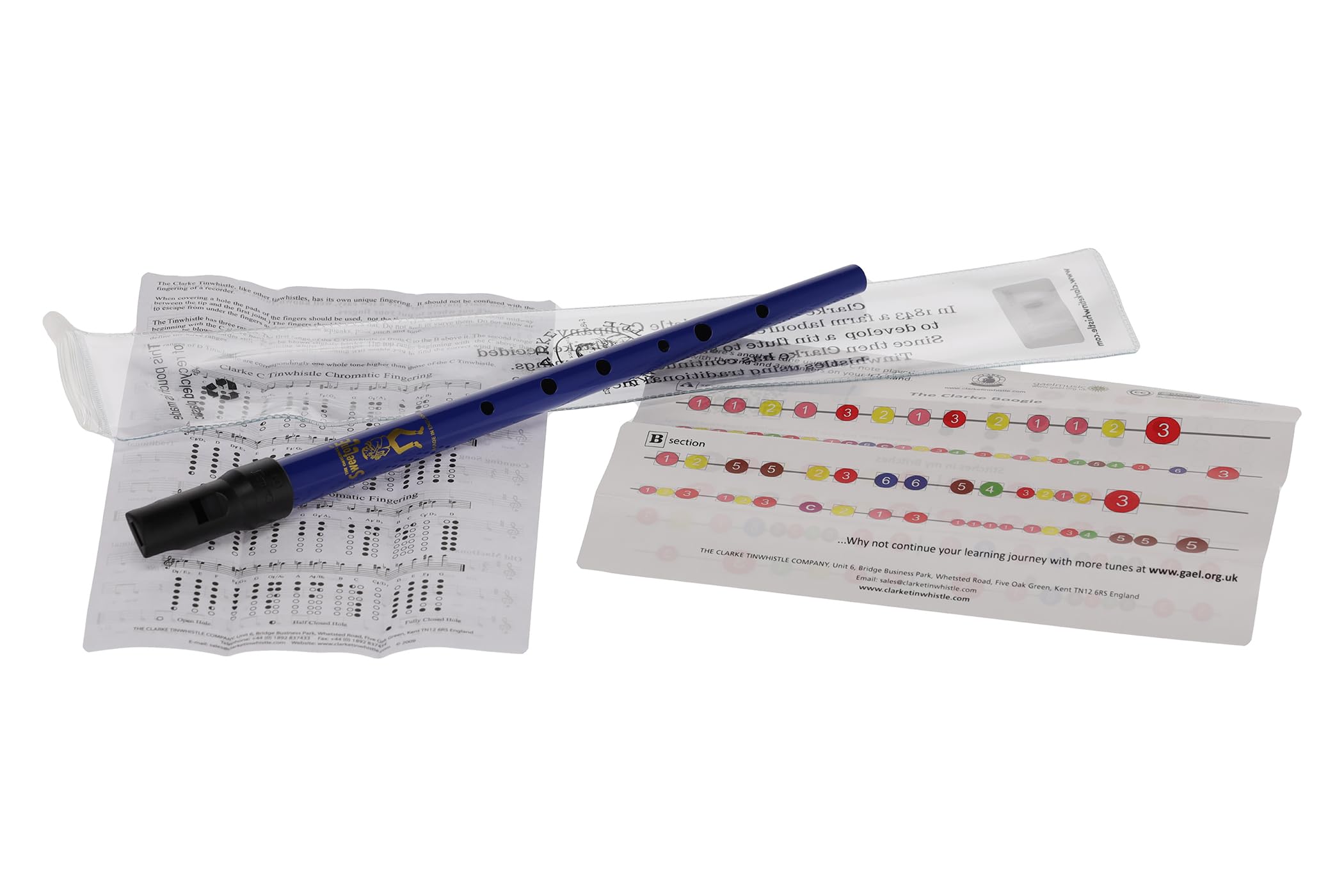 Clarke Pennywhistle Sweetone Blue - Instrument seul - Accordage D
