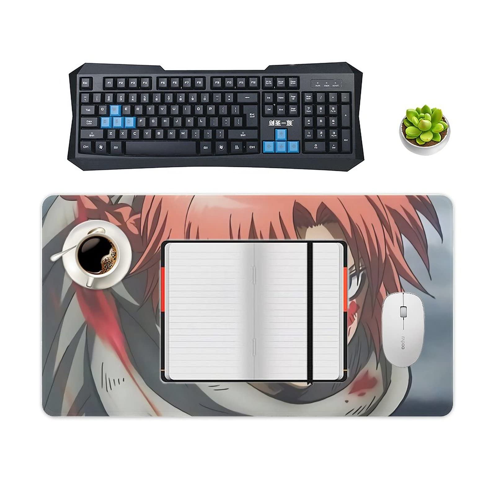 Amazon.co.jp: アニメ 銀魂 神威 マウスパッド 大型 デスク