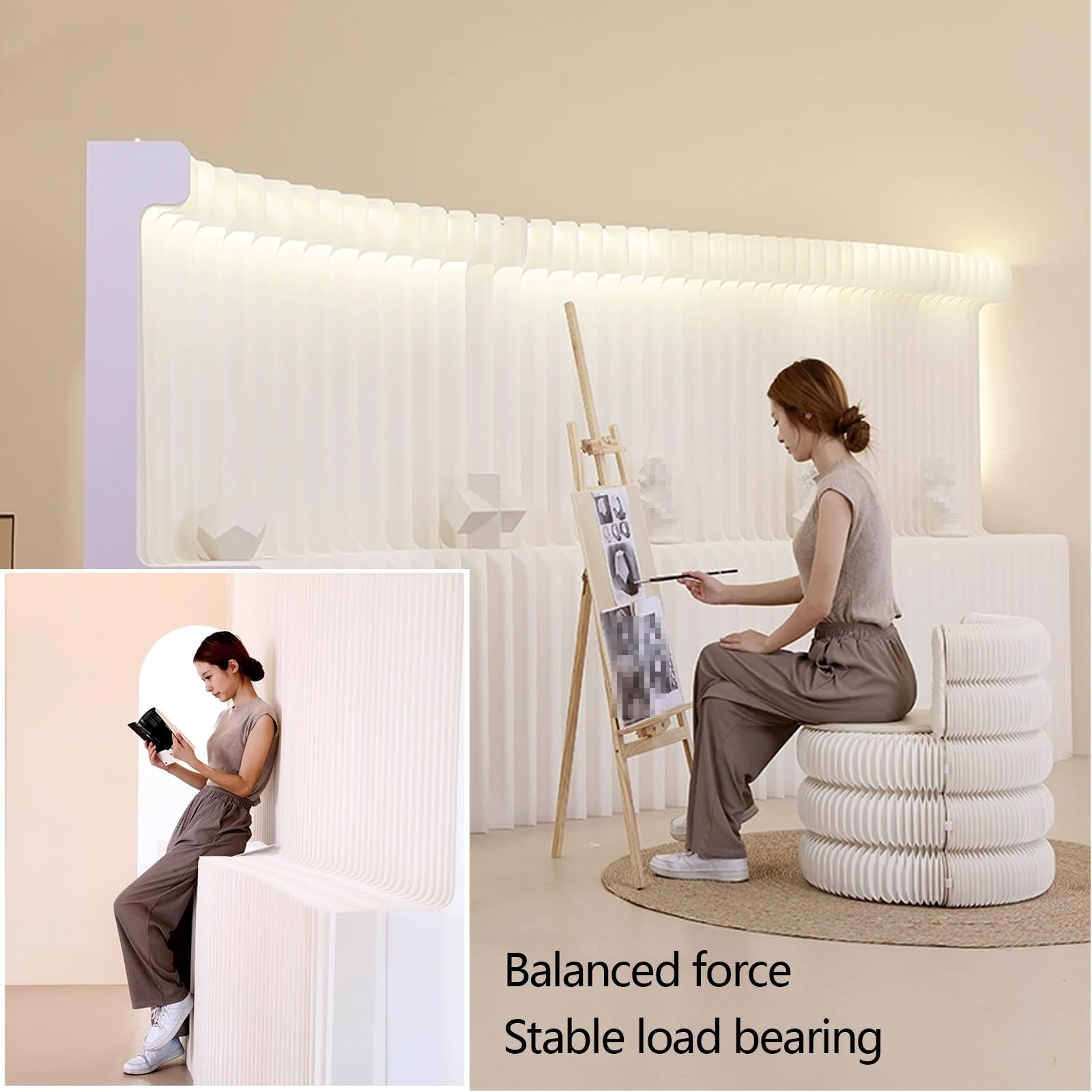 Amazon.co.jp: パーテーション 折りたたみ ハニカム構造