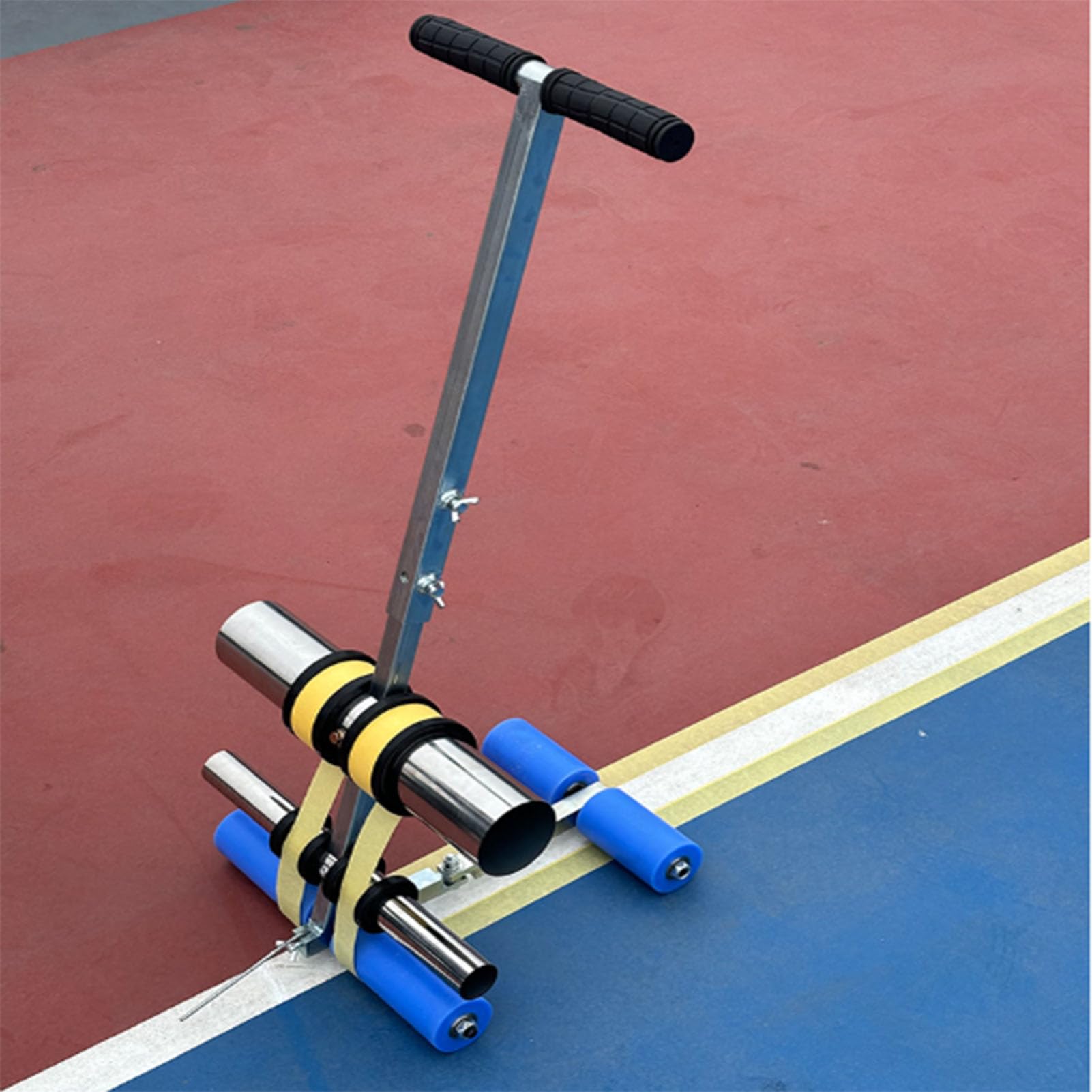 GLETSF Road Line Machine Inverted Spray Paint, Asphalt Rubber Tracks Marking Equipment, Manual Paint Striper for Parking Lots, Highways, Sports Courts,
