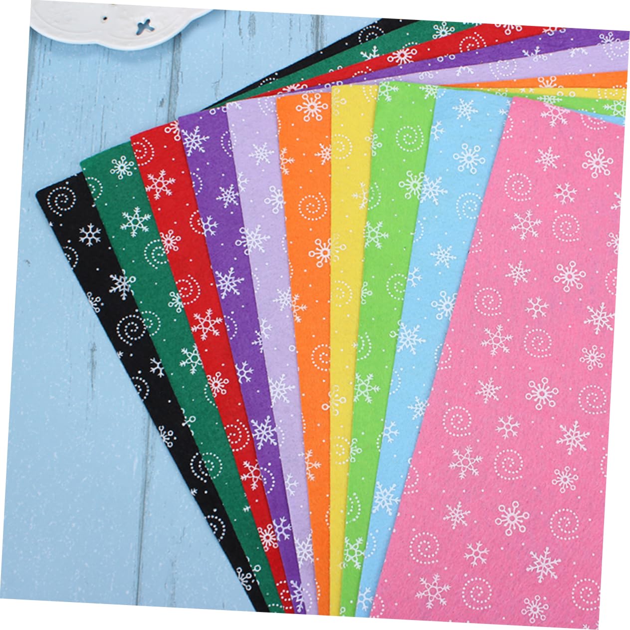 Szycie tkanin patchworkowych, Materiał do szycia patchworku, tkanina do szycia, 20 sztuk wzór płatka śniegu pikowanie tkaniny płatek śniegu rzemiosło(30X30cm)