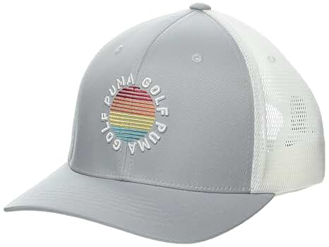 Puma Golf Men's Twilight Trucker Cap, ASH Gray at Amazon