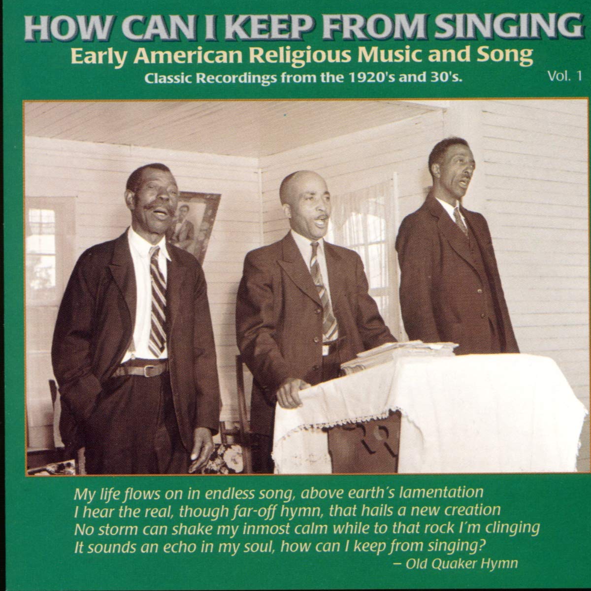 How Can I Keep From Singing Volume 1