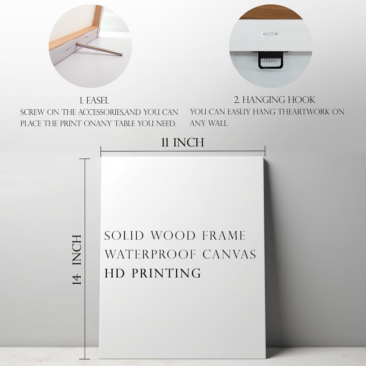 BearCake Abstract Black Beige and Gold Wall Art Set of 2 - Modern Black Gold Wall Decor Poster for Bedroom Living Room, Oil Painting Abstract Pictures for Home Office Decor, 11x14 Inches Framed