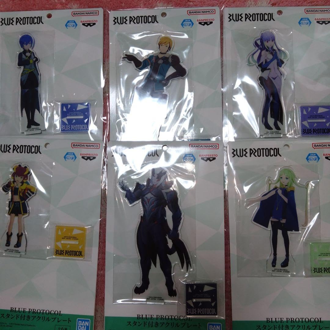 BLUE PROTOCOL スタンド付きアクリルスタンド　17枚 Amazon.co.jp: BLUE PROTOCOL スタンド付きアクリルプレート
