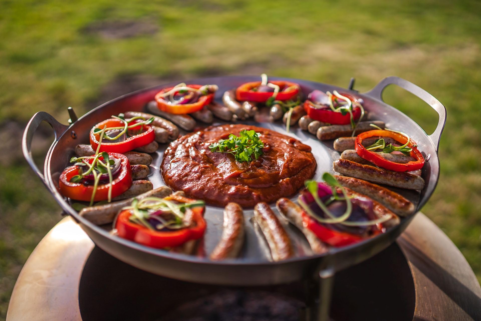 Plancha do Alpha 800 Bezdymne Palenisko Grill BBQ | Stal Nierdzewna, Wyprodukowano w EU