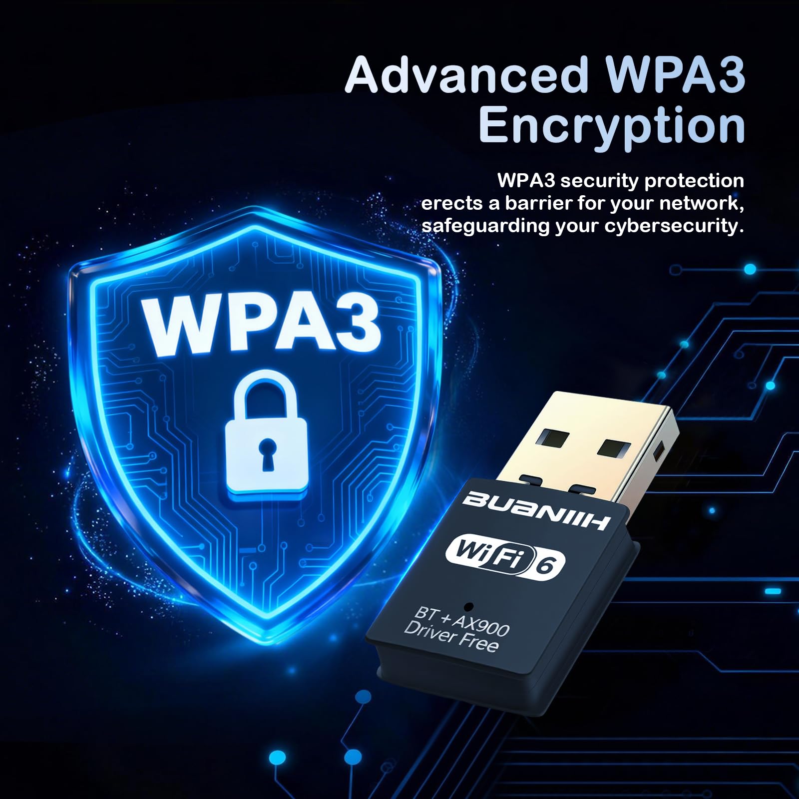 Adaptador WiFi USB, WiFi y Bluetooth 2 en 1 para PC de escritorio, red inalámbrica de doble banda de 900 Mbps de 2.4 GHz/5 GHz, Plug and Play, compatible con PC/portátil/escritorio, compatible con