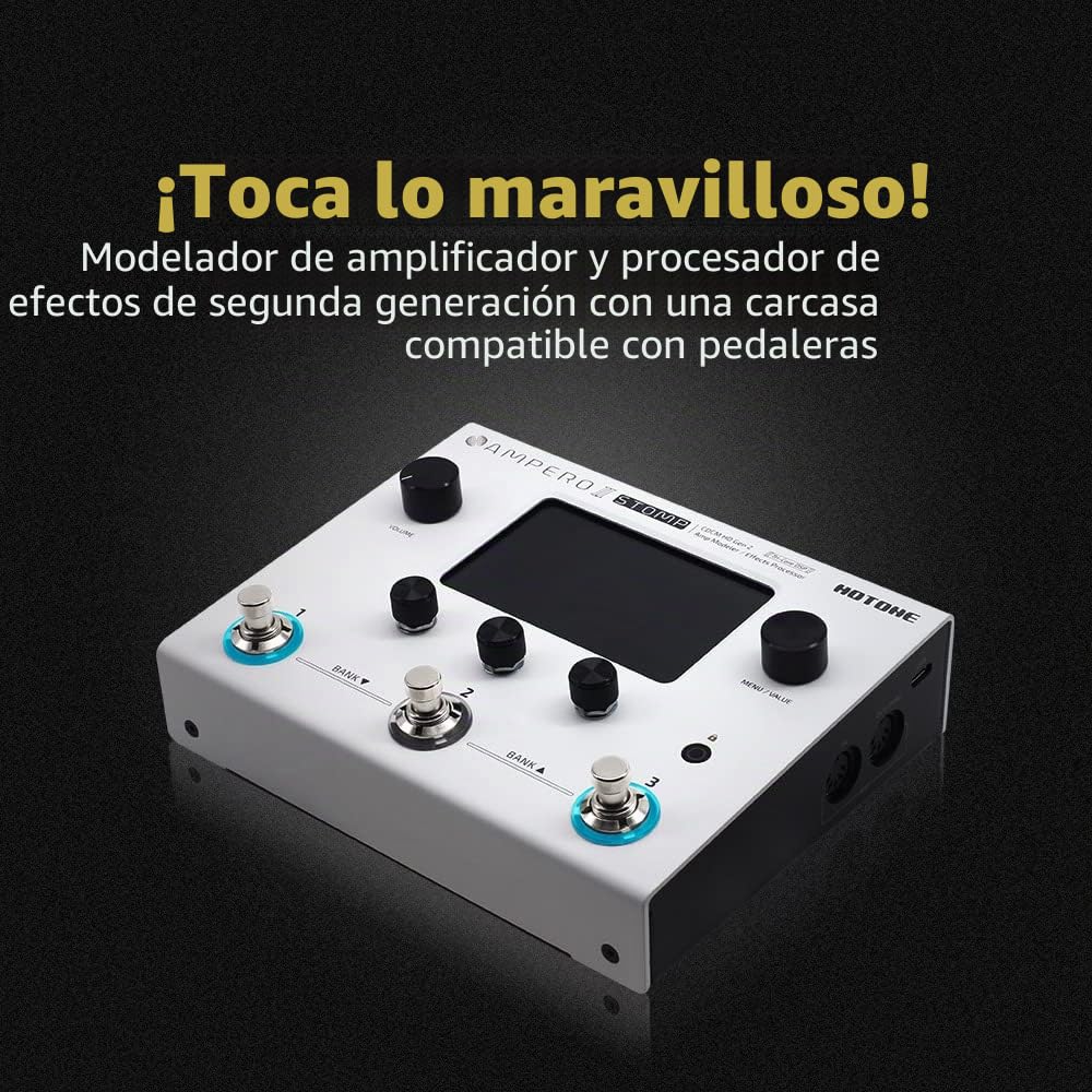 HOTONE Procesador multi FX para guitarra, bajo, pedal de efectos, pantalla táctil, modelado, gabinetes IR, simulación