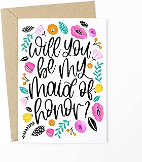Maid Of Honor Proposal Card - Will You Be My Maid Of Honor? - Maid of honor card, bridal party note card, bridal part, bridal party gift