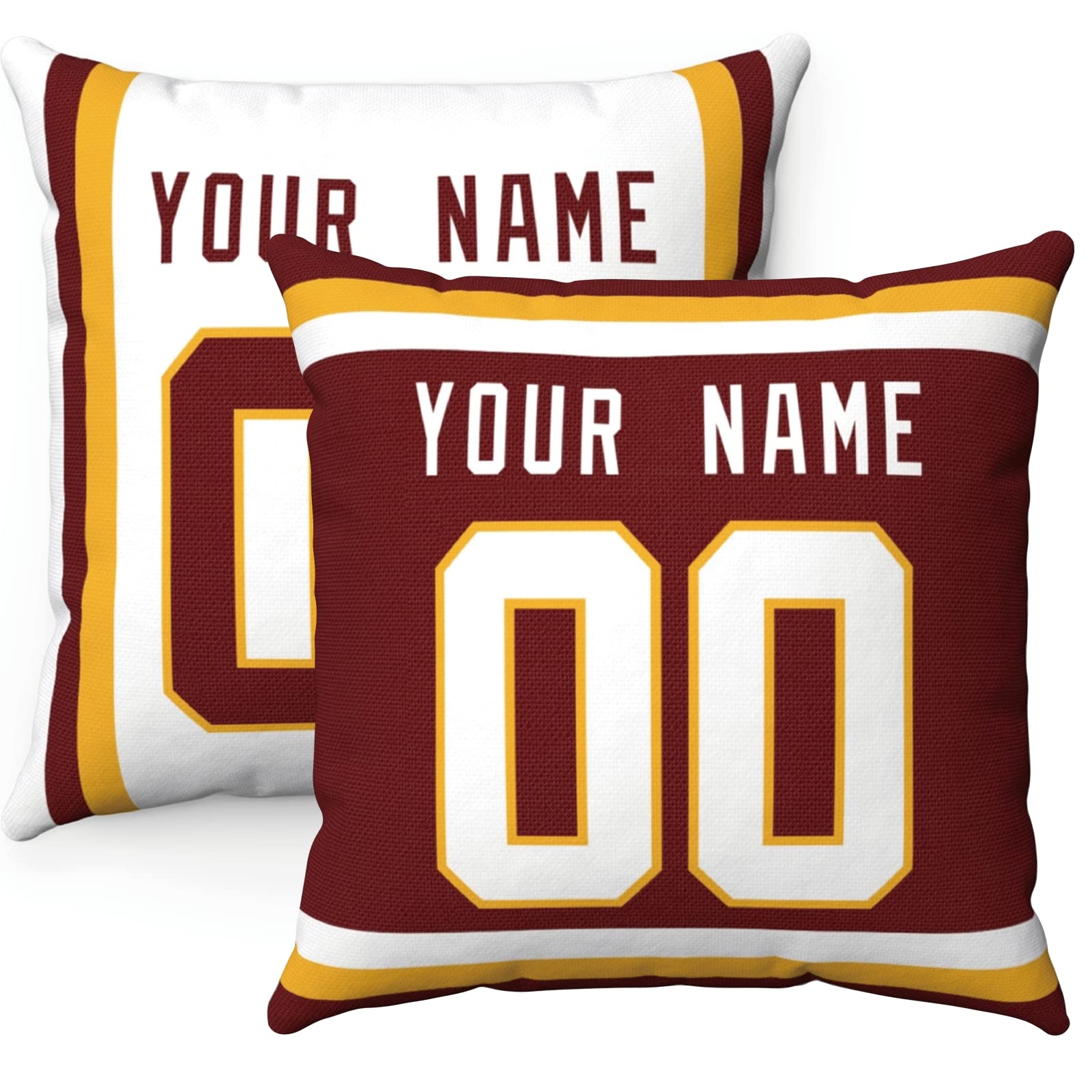 ANTKING Throw Pillow Custom Any Name and Number for Men Women Boy Gift