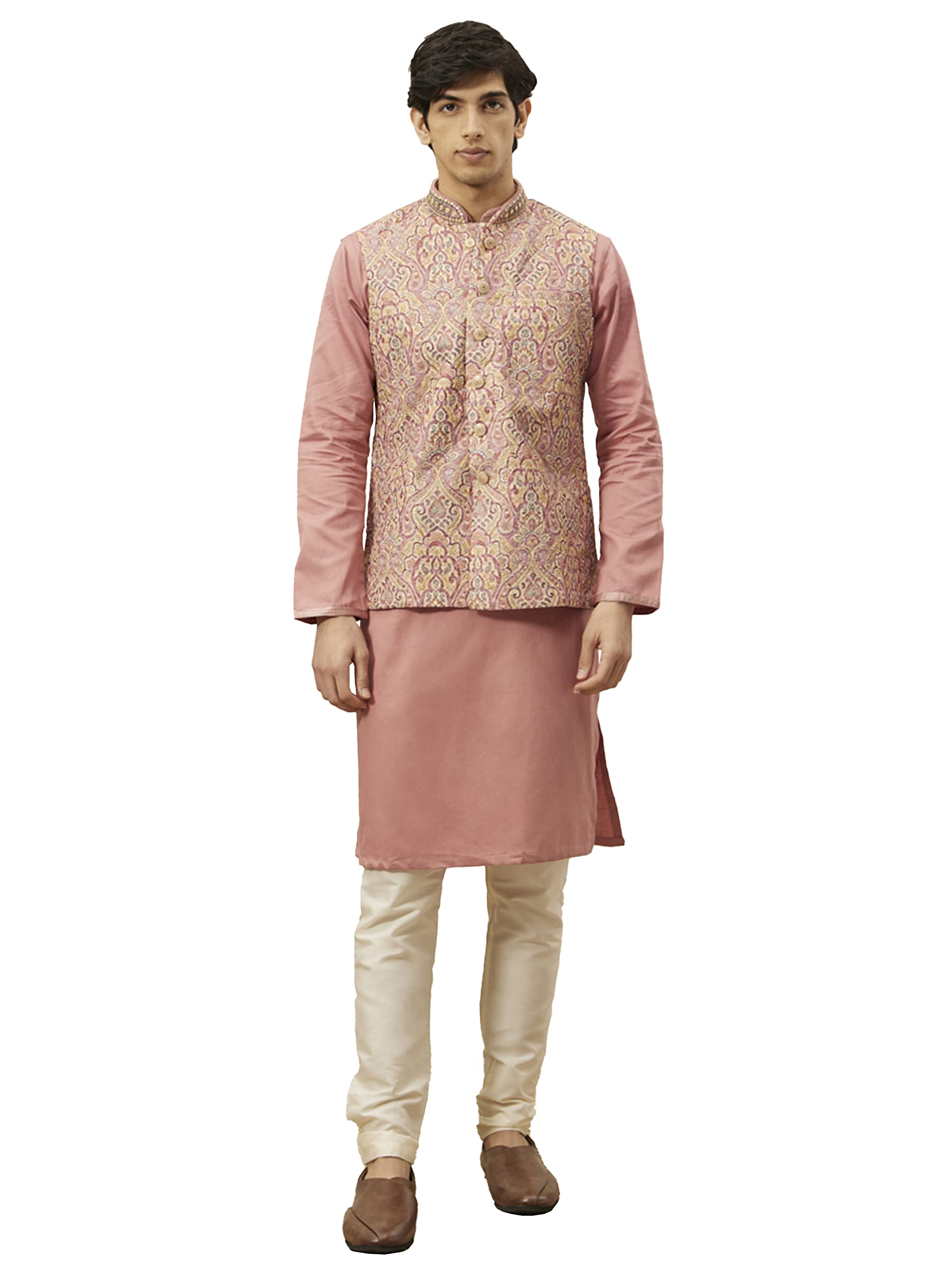 Mens Kurta Jacket Set-image-37