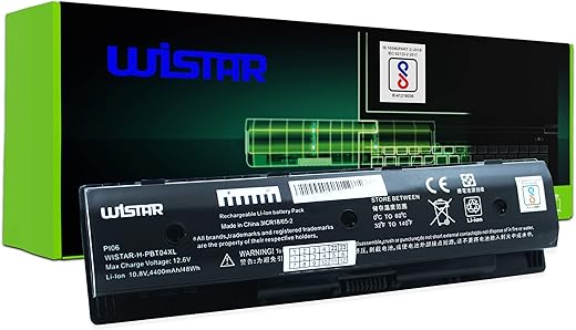 WISTAR Battery PI06 PI06XL Compatible for HP Notebook HSTNN-LB4N HSTNN-UB4N HSTNN-LB4O PI09 PN 710416-001 710417-001 HSTNN-YB4N HSTNN-YB4O P106…