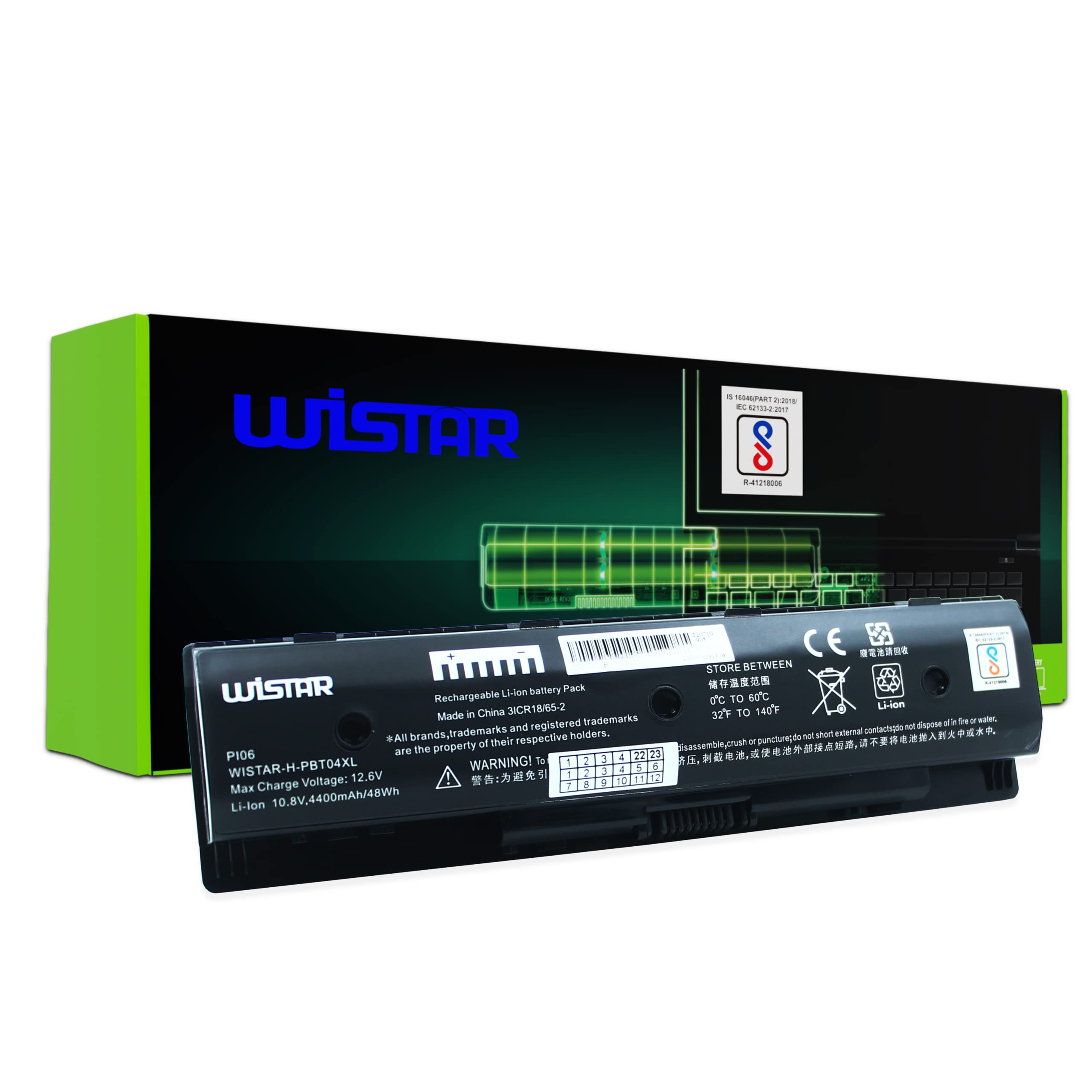 WISTAR Battery PI06 PI06XL Compatible for HP Notebook HSTNN-LB4N HSTNN-UB4N HSTNN-LB4O PI09 PN 710416-001 710417-001 HSTNN-YB4N HSTNN-YB4O P106 PI06 PI06XL PI09 (B0BKQ7V6C3) Amazon Price History, Amazon Price Tracker