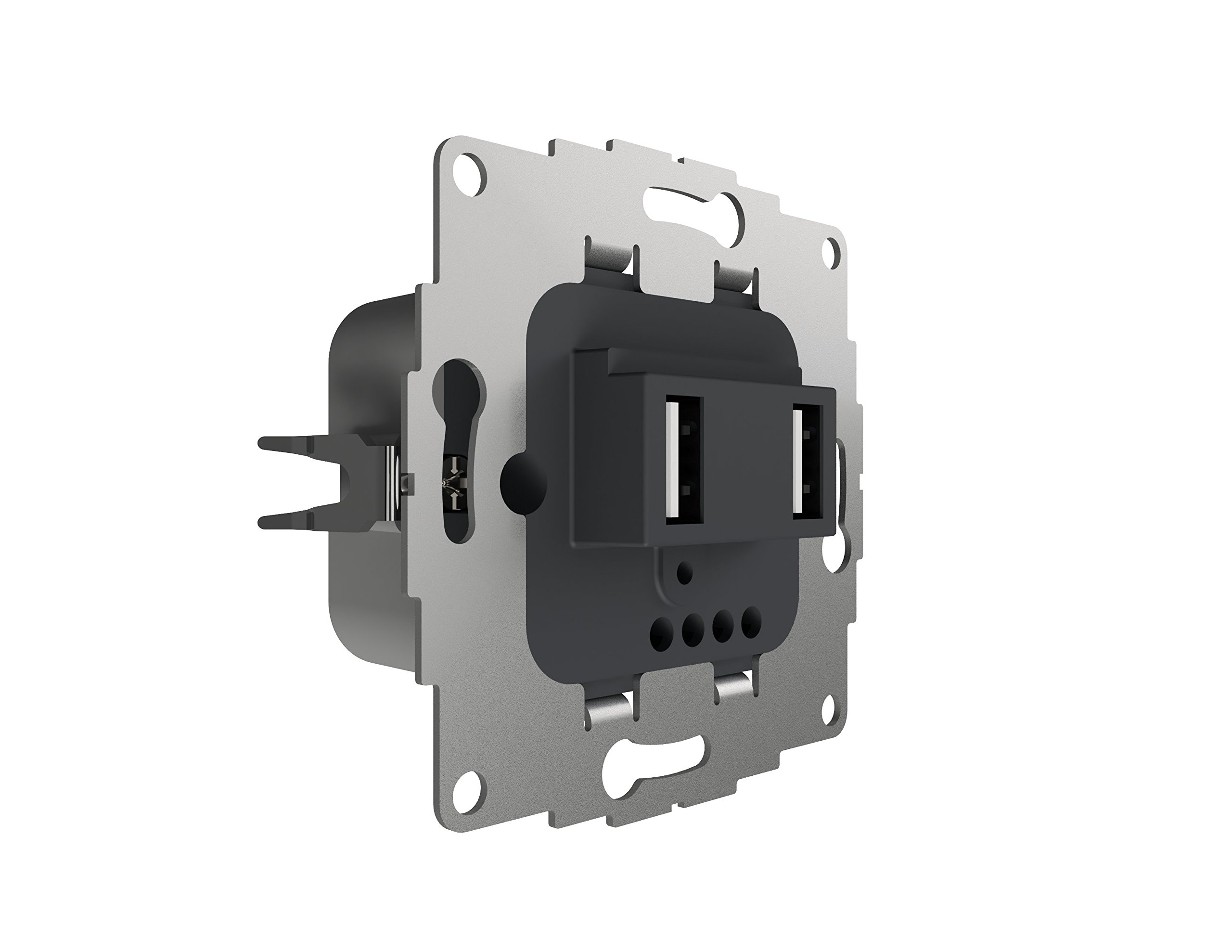 2USB chargeUp TAE USB AA Charging Station Anthracite / 12.0W / 2.4A