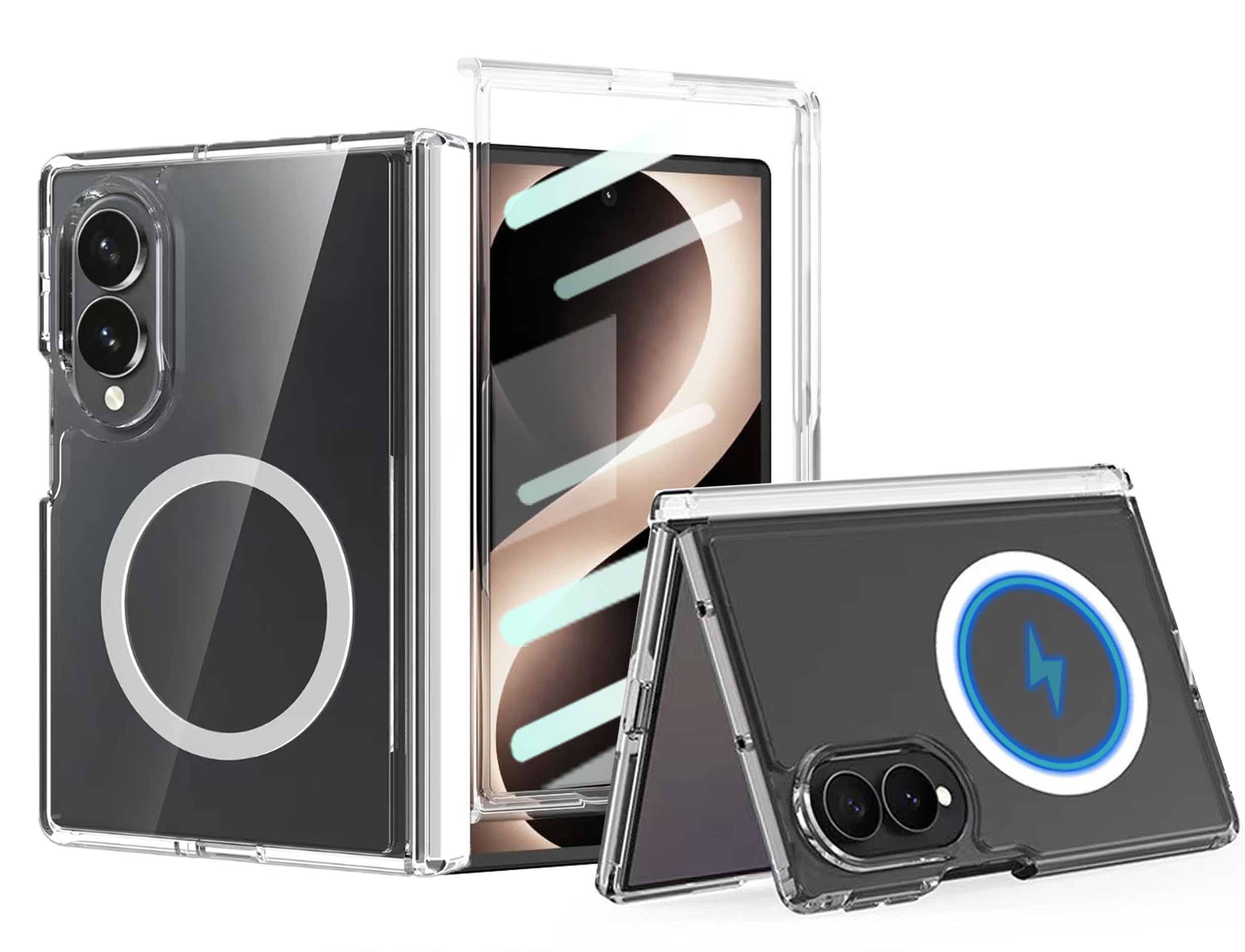 Photo 1 of Gufiire Galaxy Z Fold 8 Case with MagSafe & Screen Protector