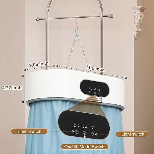 Miniatura 4 de Secadora de ropa portátil para apartamentos, hogar, viajes, dormitorios, caravanas. Mini secadora premium para abrigos, ropa interior, ropa de bebé.