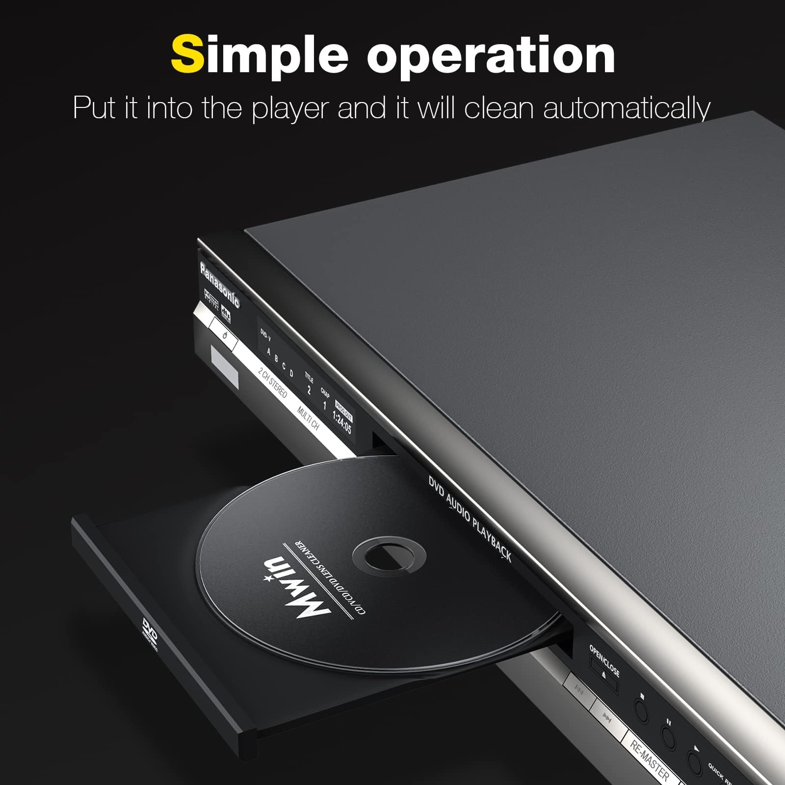 Amazon.com: Mwin CD Cleaner Disc for CD Player, Safe and Effective