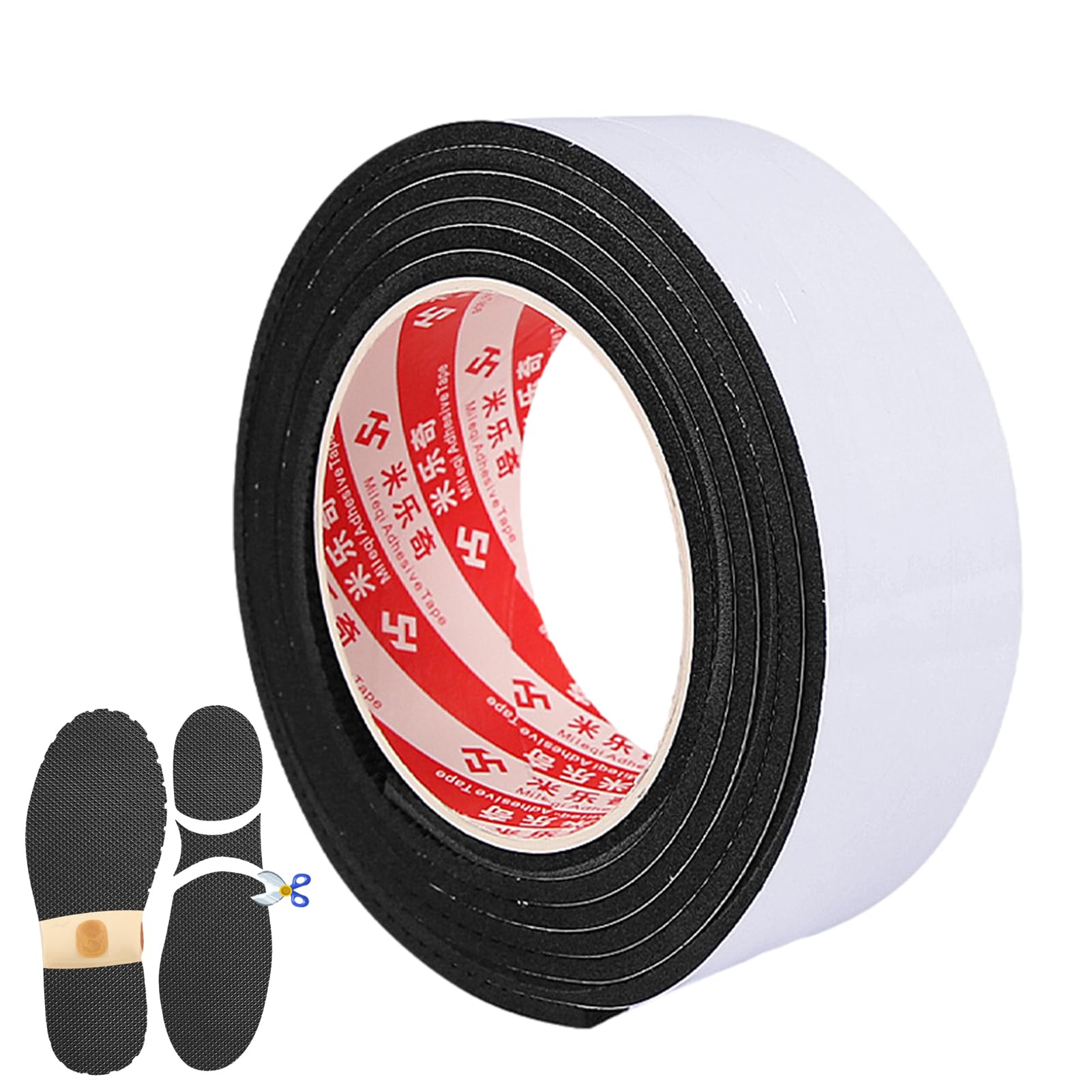 靴用ヒールプロテクター、ヒールパッド 粘着式ヒールグリップライナー 滑り止め Amazon.co.jp: 靴底修理テープ、グリッドパターン靴パッチ