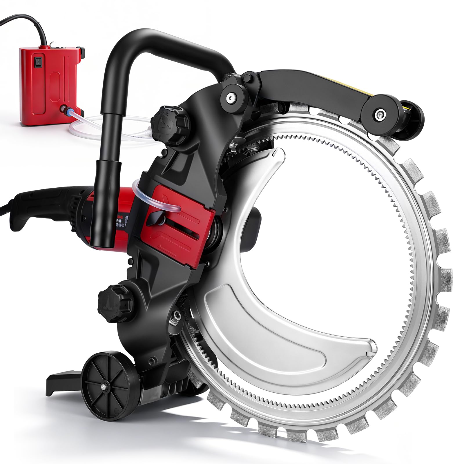 Elektryczna piła do betonu 408 mm 5000 W, głębokość cięcia 300 mm, z pompą