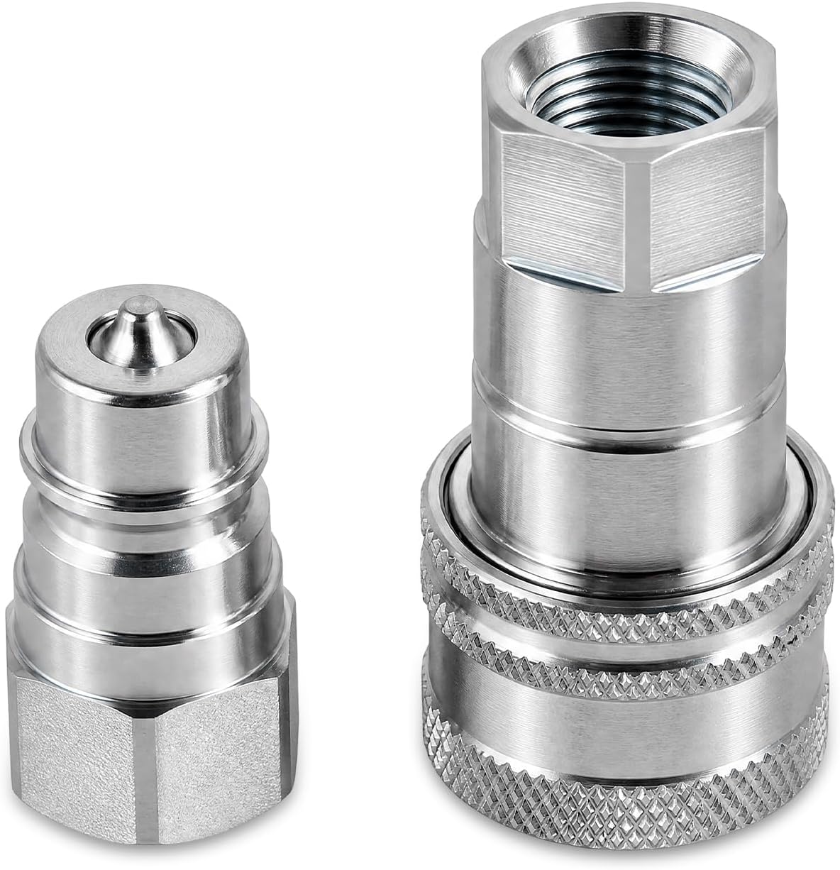 LVA16843 AW32184 Hydraulic Quick Coupler Set Compatible with John Deere