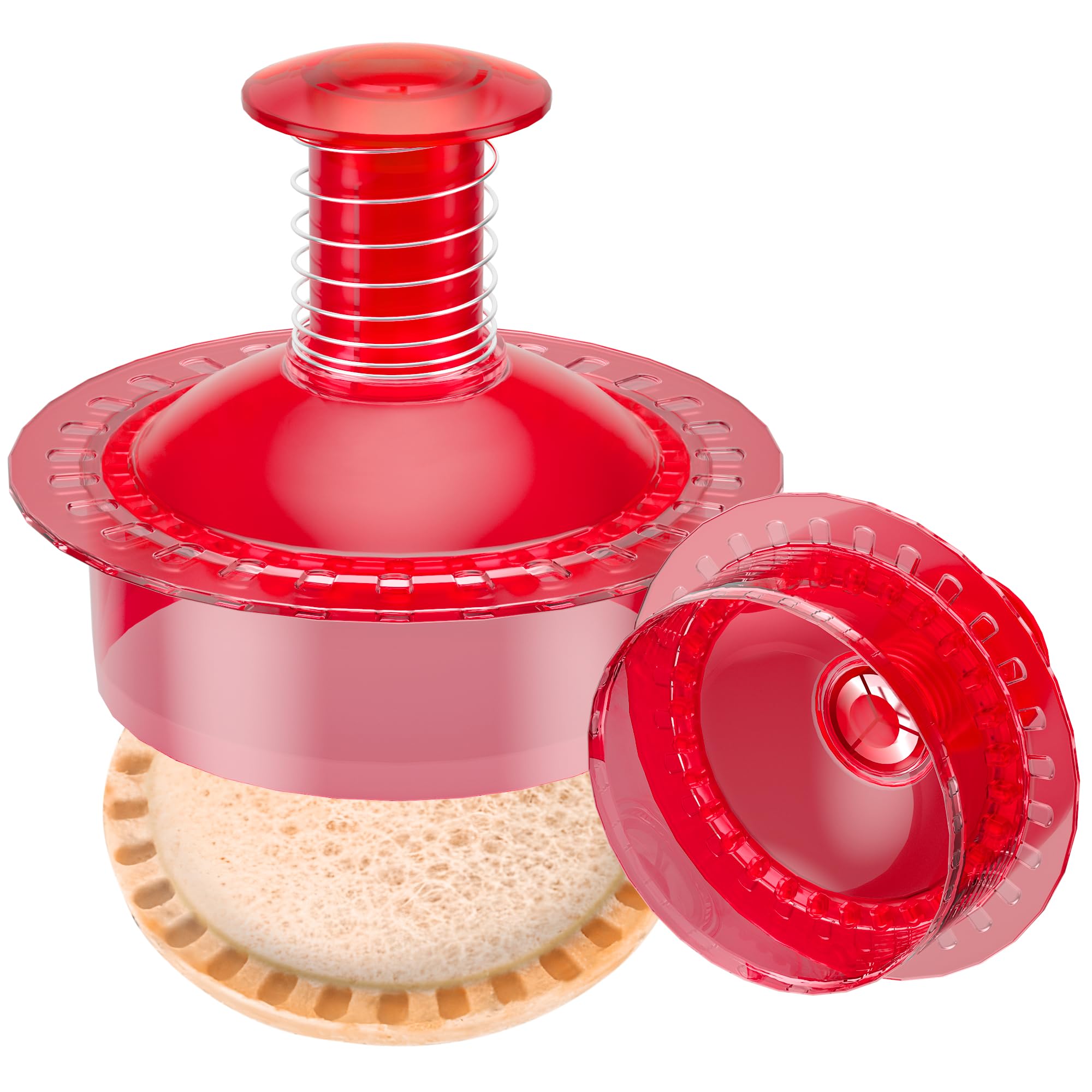 HiYZ Sandwich Cutter and Sealer - UncrustBell Sandwich Cutter - Crustless Sandwich Maker - Peanut Butter and Jelly Sandwich Maker - Decruster Cookie Cutter for Kids Children Boys Girls