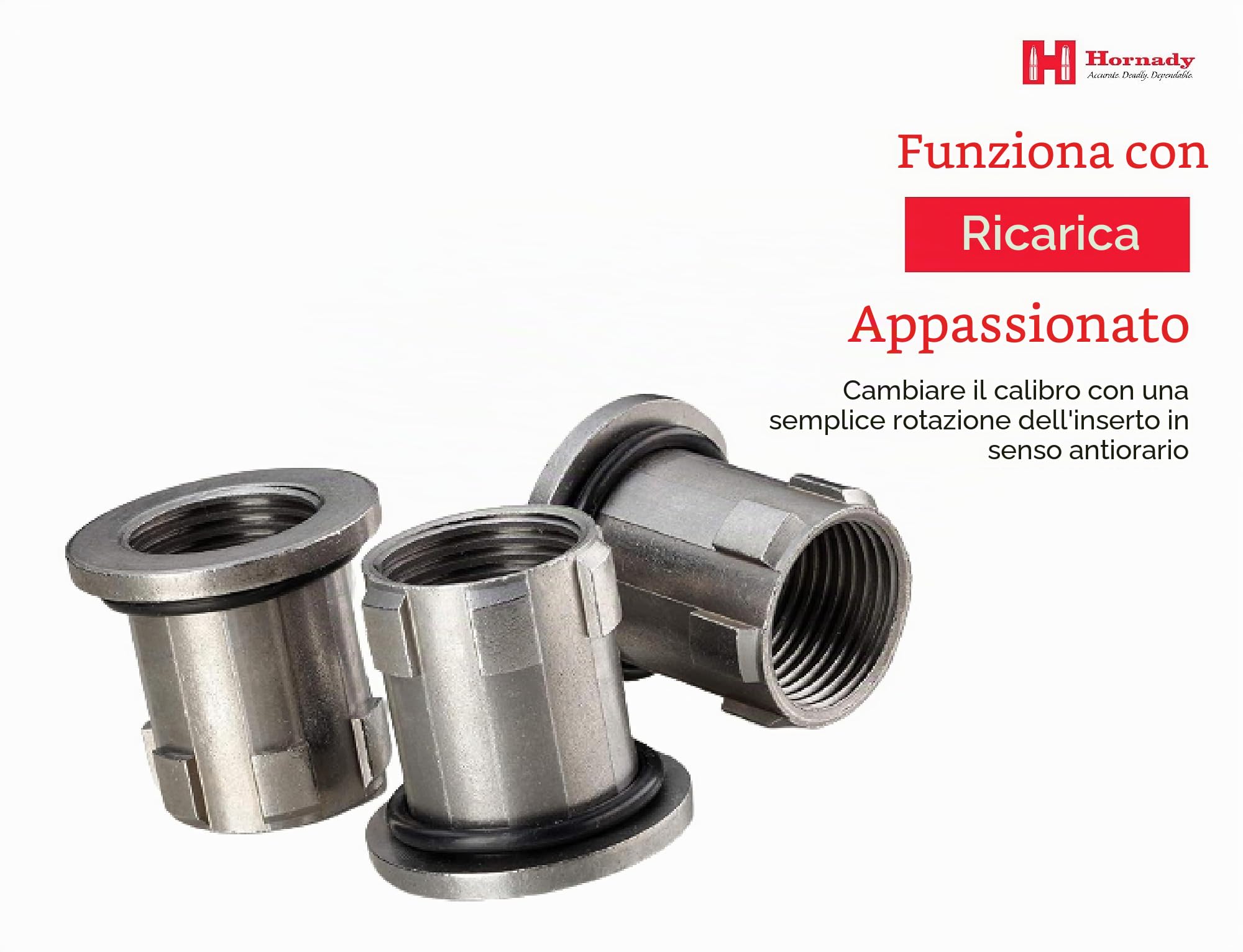 Hornady Lock N Load - Boccole e Kit di conversione