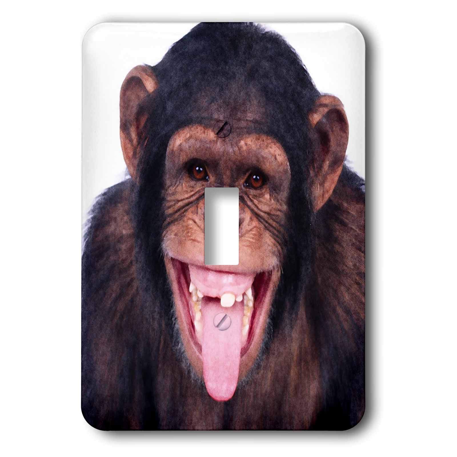 プロフ必読⭐︎monkey 3dRose LSP_23449_1 Laughing Monkey Single Toggle Switch