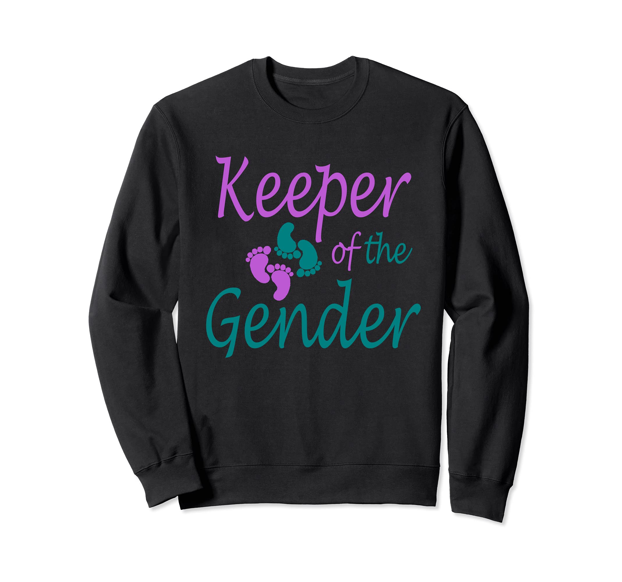 Purple and teal gender reveal for the keeper of the gender Sweatshirt