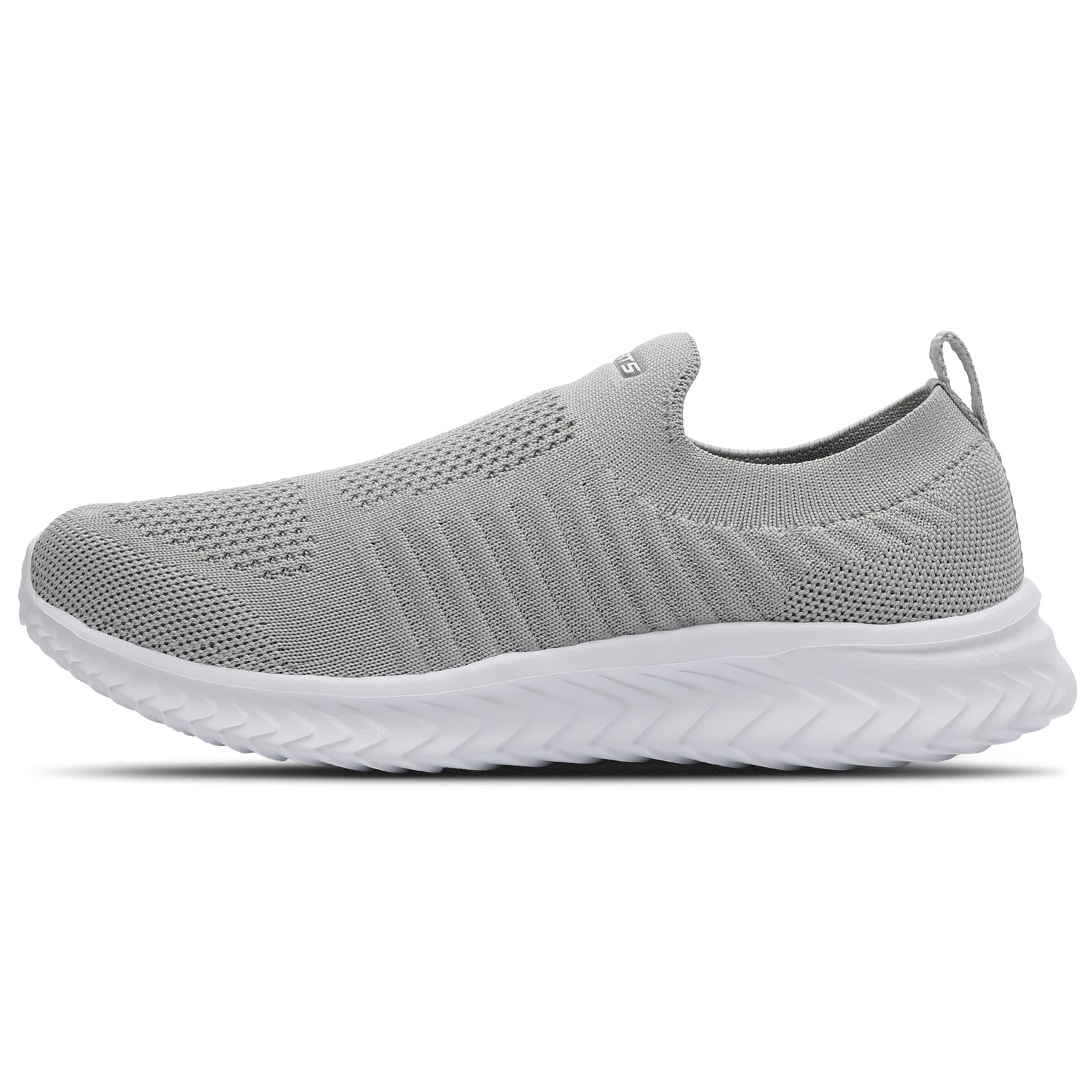 STQ Sneakers Donna Scarpe Senza Lacci Running Ginnastica Comode Tennis Camminare Memory Foam Palestra Memory Foam Scarpe Grigio 41 EU