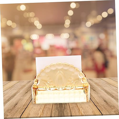 Miniatura 8 de BUGUUYO Servilletero servilleteros para mesas para fiestas bandeja de toallas de mano independiente soporte de servilleta de mesa picks para