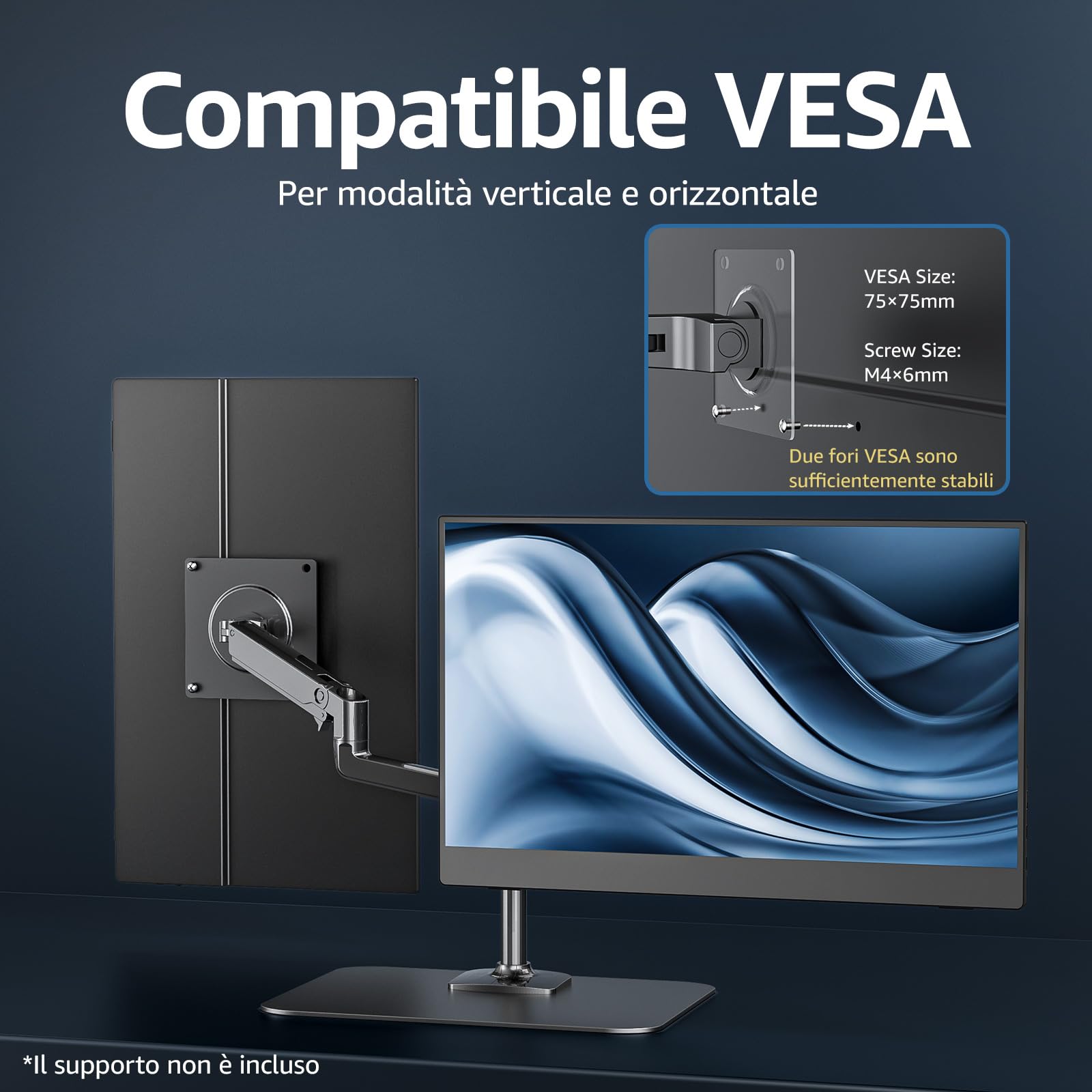 cocopar USB-C Portable Monitor - 15,6 pollici 1080P FHD HDR Zero Frame USB-C Computer Display con doppio Type-C Mini HDMI per Laptop PC Mac Surface Xbox PS4/5, con Smart Cover