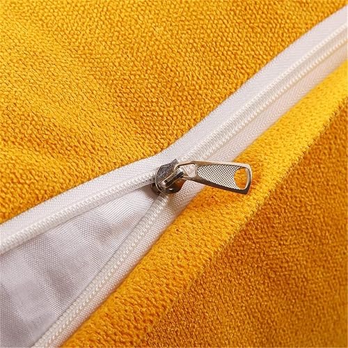 Miniatura 6 de Almohada triangular para cabecero, almohada de lectura, almohada grande para cabecero, soporte de espalda, cojín lumbar con funda extraíble (color