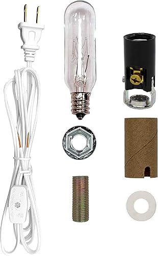Miniatura 1 de Creative Hobbies® ML2-15B6 - Kit de cableado de árbol de Navidad mediano, bombilla de 15 W, ideal para iluminar objetos de tamaño mediano