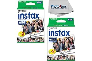 Fujifilm Instax Wide 300 Instant Film Camera Film Twin Pack X2 (40...