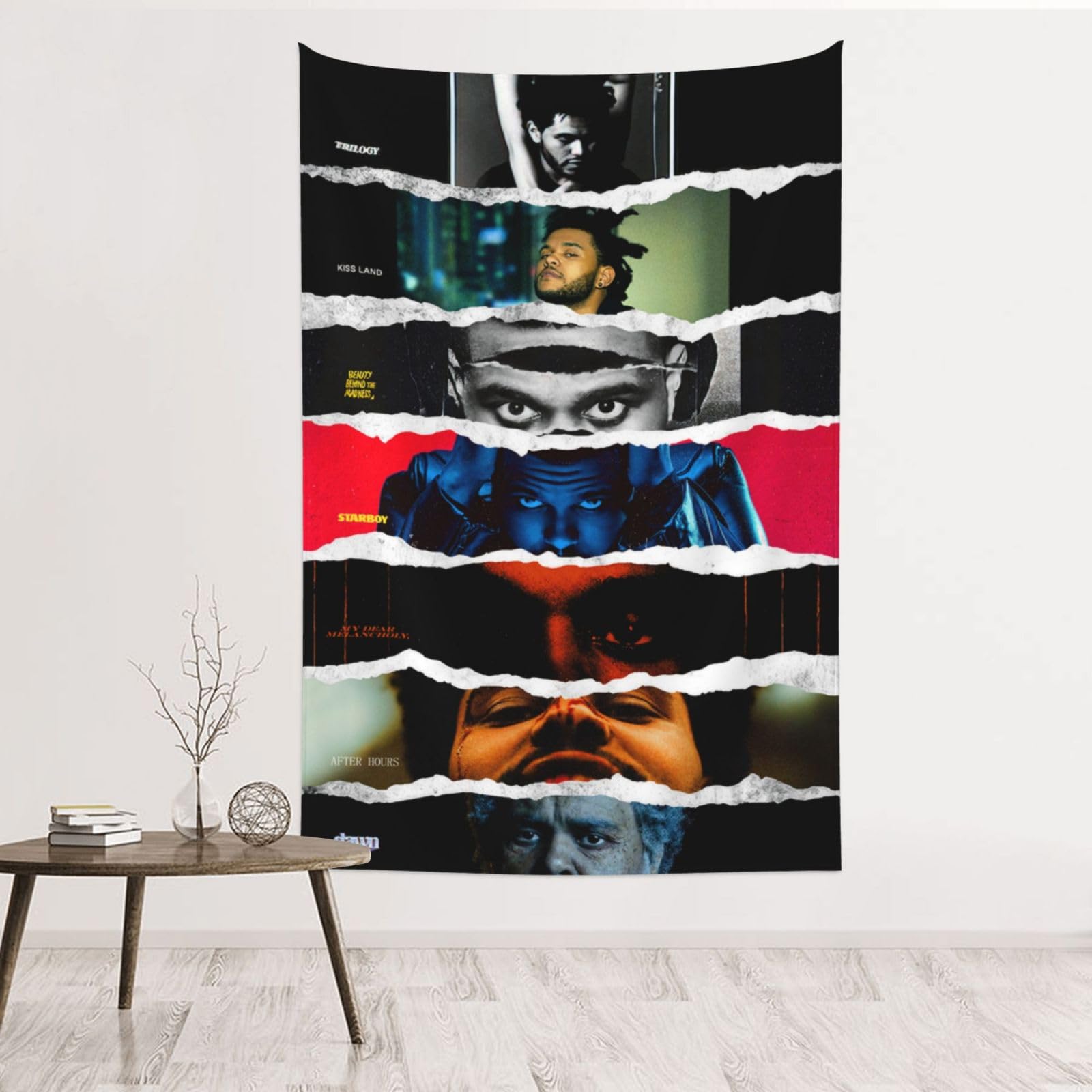 Rapper Tapestry Music Album Cover Collage Posters Tapestry Wall