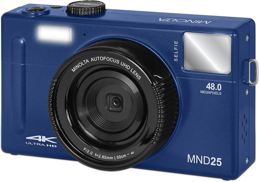 フィルムカメラ Livita Amazon.com : Minolta 48MP Autofocus Digital Camera with Selfie