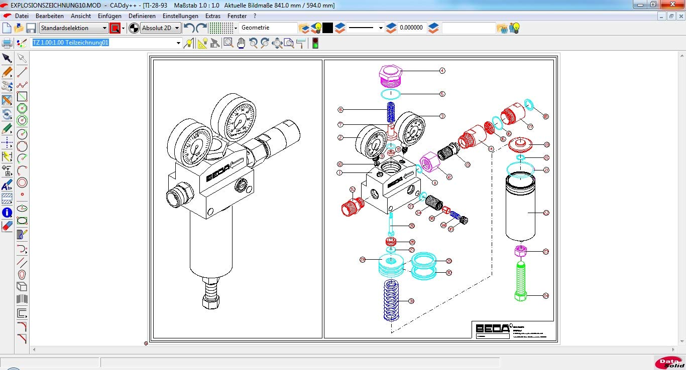 BeckerCAD 12 3D PRO - Profi-CAD-Software und 3D-Zeichenprogramm für Architektur, Maschinenbau, Modellbau und Elektrotechnik - kompatibel mit AutoCAD - Programm für Windows 11, 10, 8, 7