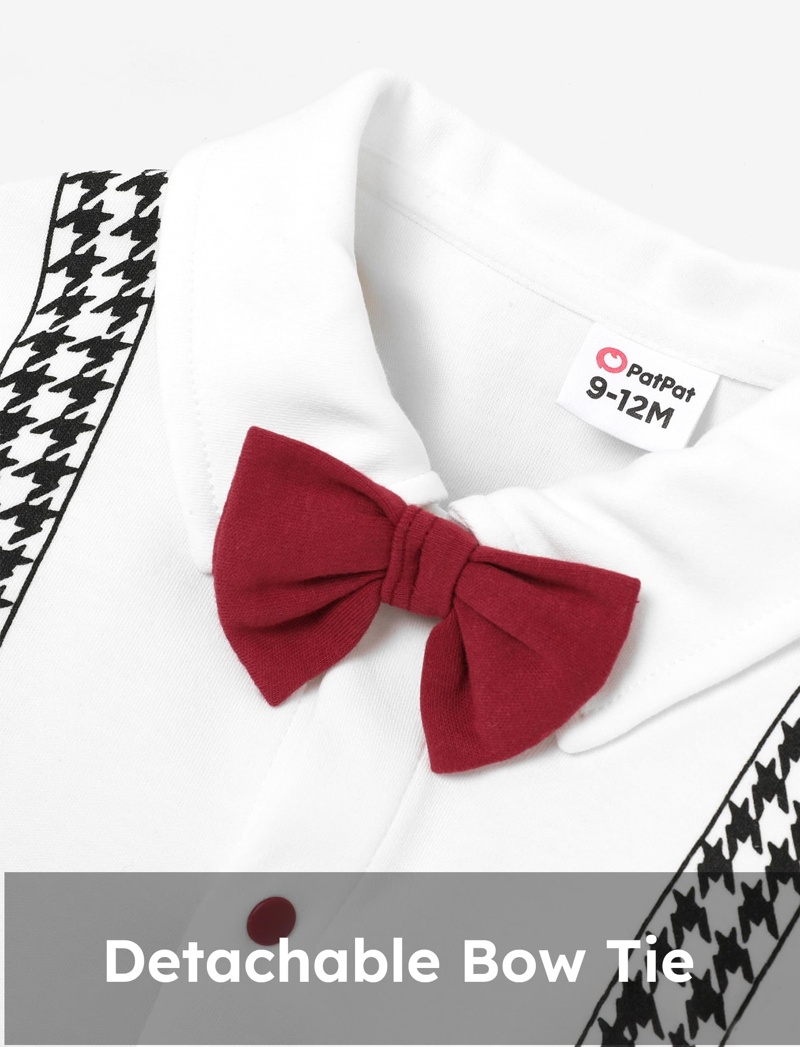 PATPAT Pagliaccetti per Bambino Cotone Morbido con Maniche Lunghe e Senza Piedi, Onesie Neonato Personalizzati per Maschi e Femmine, Tutine Neonato 0-3 Mesi, Body Lungo, Regalo Neonato Maschio