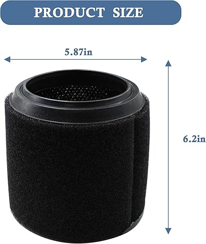 Miniatura 2 de Filtro VF3700 (cartucho de filtro de espuma de aplicación húmeda individual) apto para aspiradoras RIDGID de 3 a 4.5 galones para tienda húmedaseca