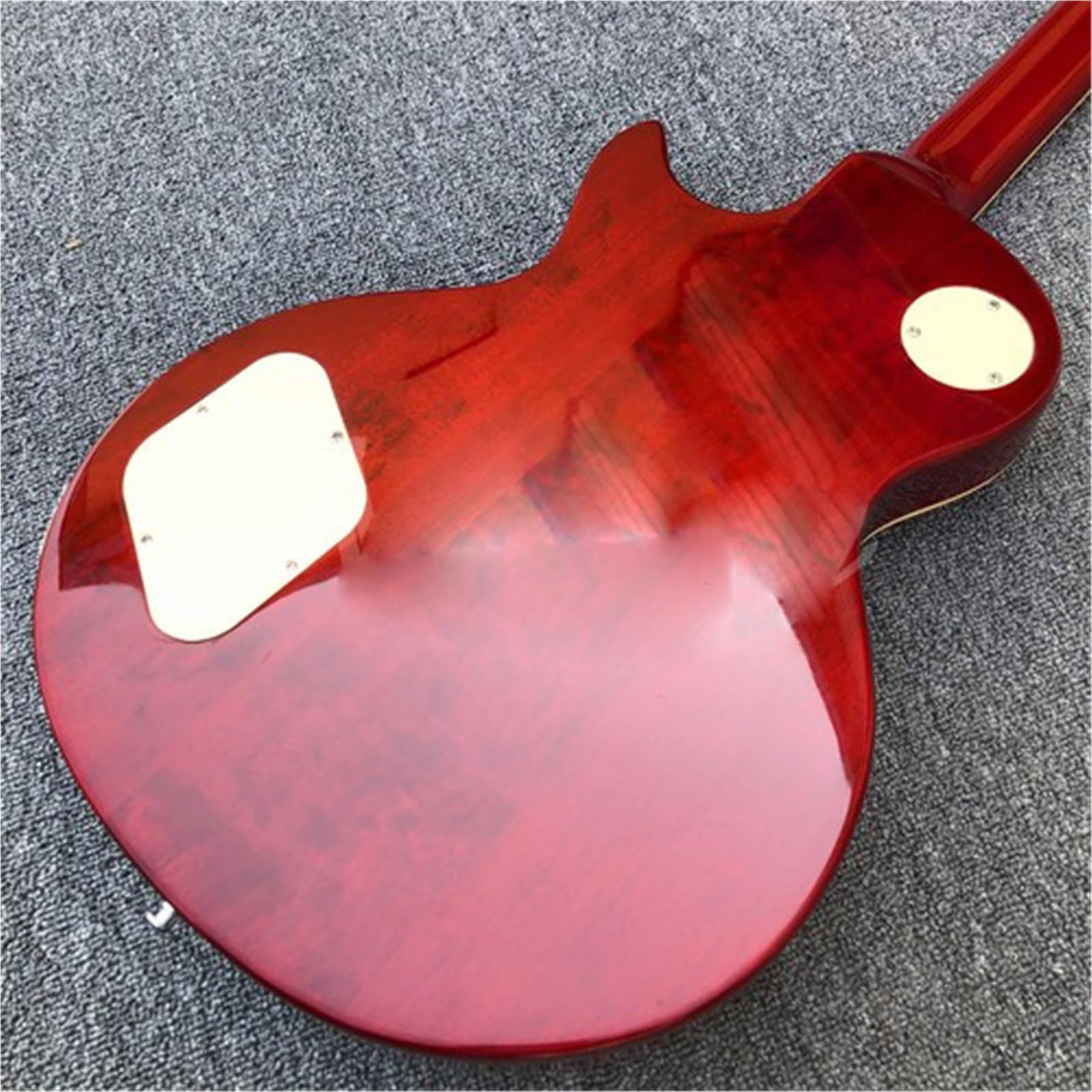 Gitara Elektryczna Instrumenty Muzyczne Płomień Klonowy Top Z Litego Mahoniu 6 Strun Do Gitary Elektrycznej Humbucker Pickup