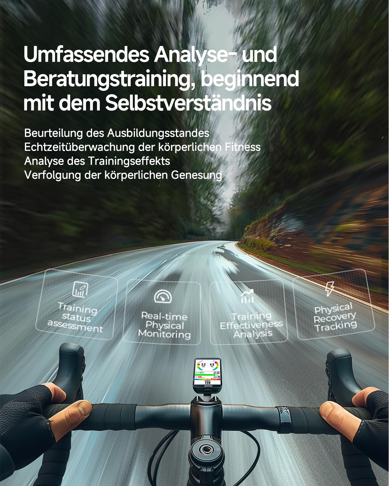 iGPSPORT Fahrradcomputer Kabellos iGS800, wasserdichte Farbbildschirm, Fahrradtacho, Bluetooth ANT+GPS 5.0 MAP-Navigation Zahlreichen Funktionen Tacho Fahrrad Navi Kabellos Zubehör