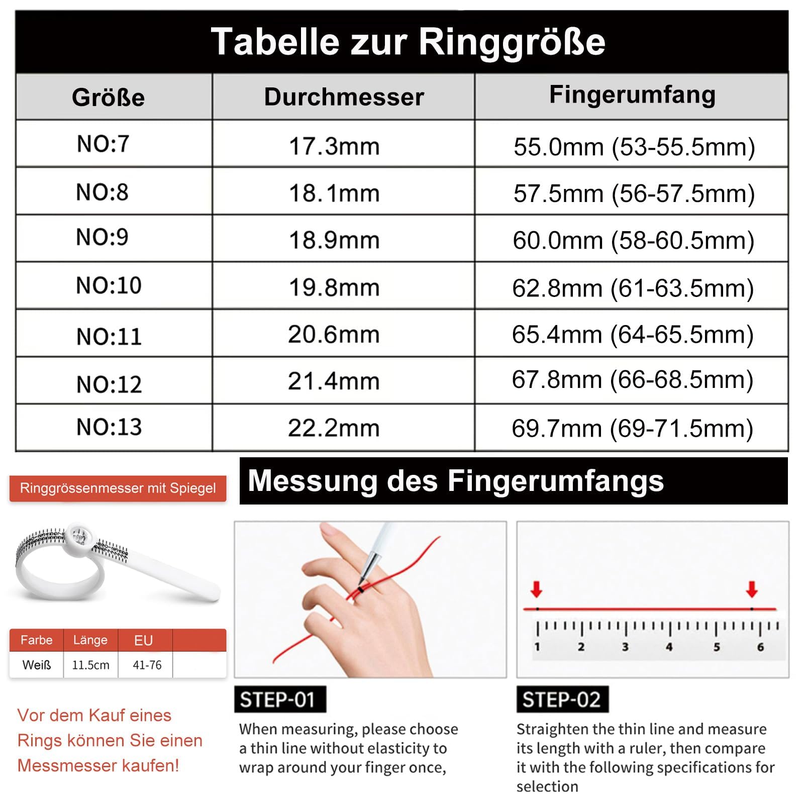 findtime Bague intelligente pour homme et femme - Avec podomètre - Tracker d'activité - Android iOS IP68 - Étanche