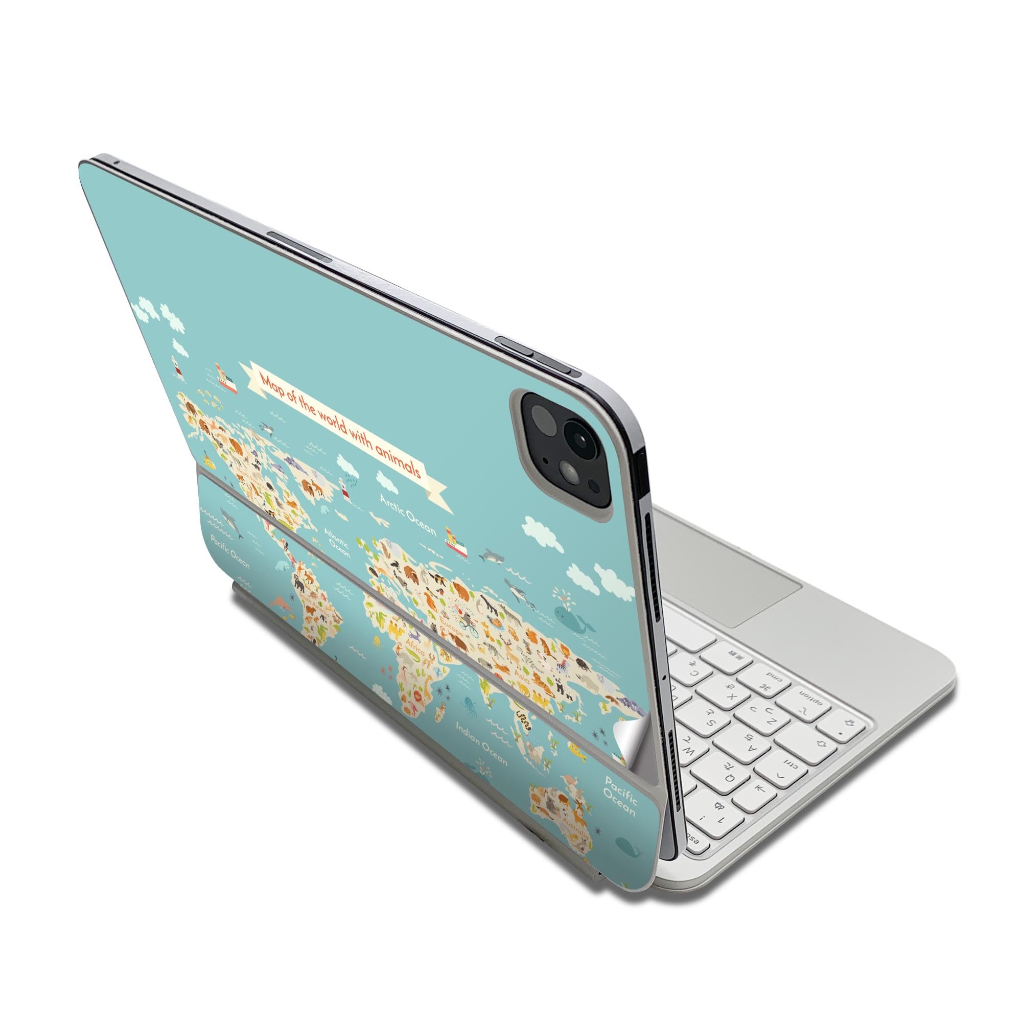 【箱付】【US配列】Magic Keyboard 13インチ＋スキンシール 13インチiPad Air（M2）用Magic Keyboard - 英語（US