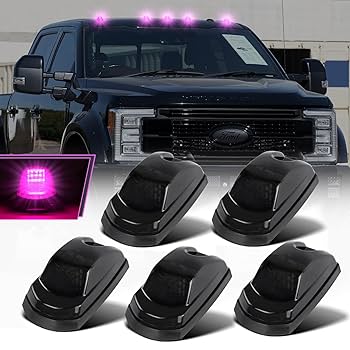 Amazon.com: 5PCS Pink Purple LED Cab Roof Marker Light LED