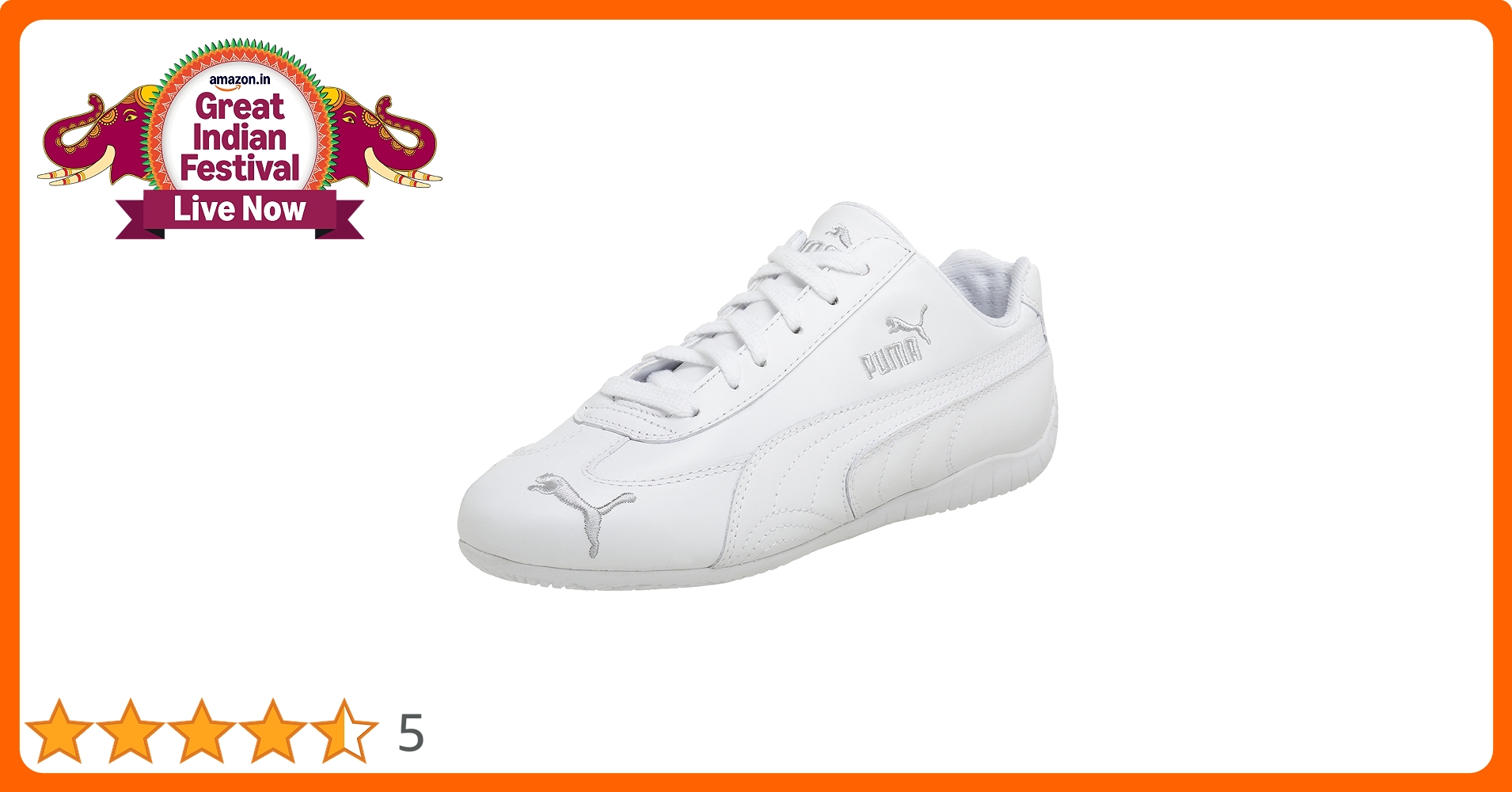 Buy PUMA Women's Speed Cat St Us Sneaker,White/Silver,10.5 B