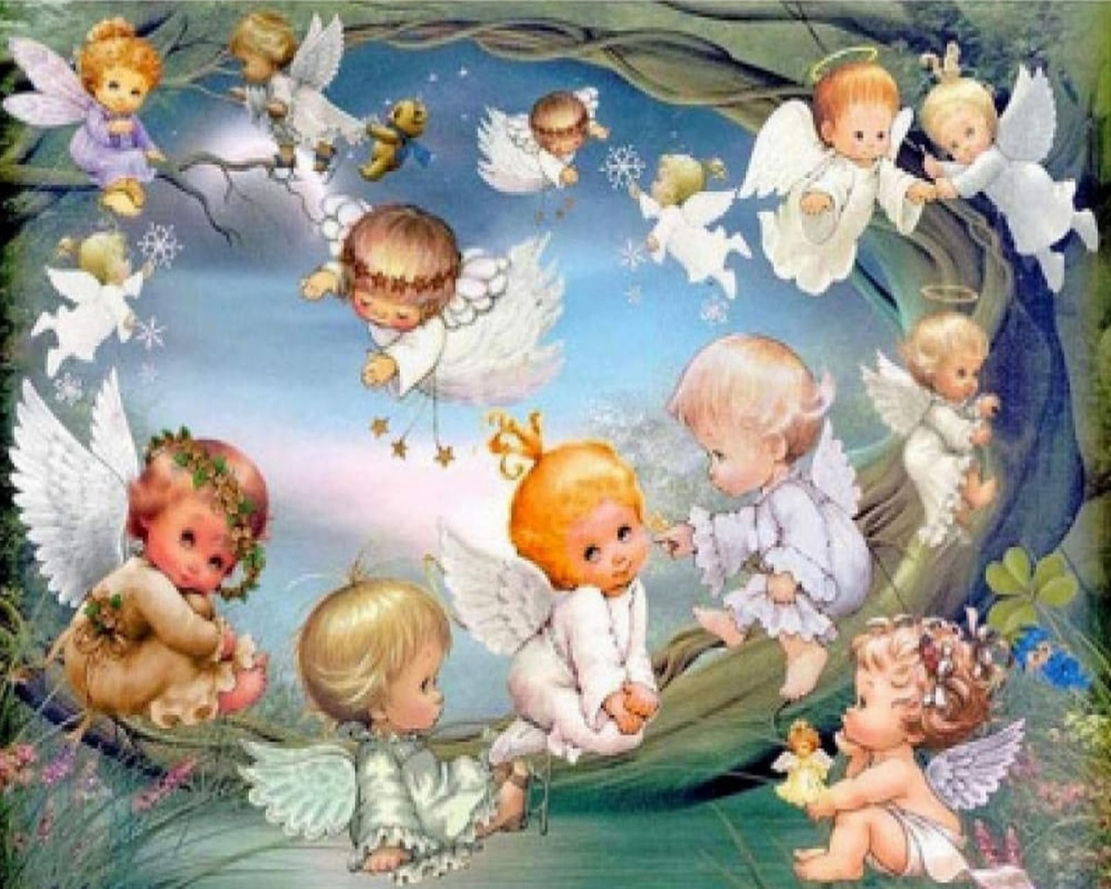 Amazon.co.jp: ダイヤモンド塗装キット天使の赤ちゃん DIY手作り絵画